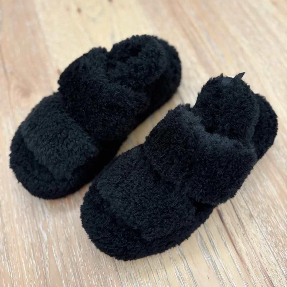 Clergerie Paris Anouck Fuzzy Platform Sandals 38